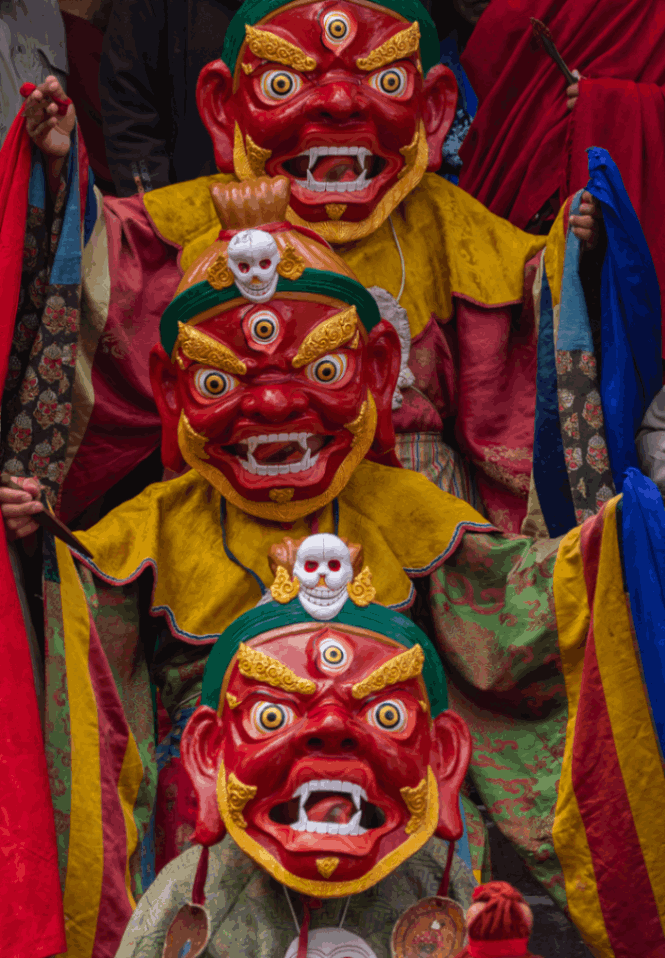Attend the Hemis Festival
